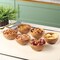 Set of 6 small acacia wood dessert bowls 4.2 * 2 inches | 8 oz capacity | Charcuterie accessories | use for dipping, condiments, nuts, ice cream, snacks, sauce, dips